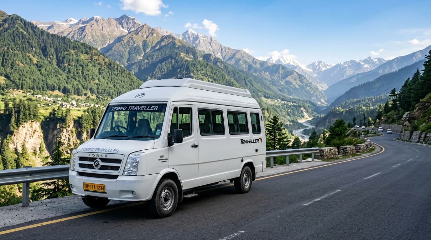 Tempo Traveller AC cab rental - SR Cabs